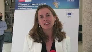 Myrto Zambarta at the 17th Annual Economist Cyprus Summit