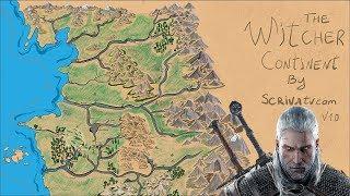 The Witcher Continent Drawing Timelapse/Map Development