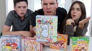 WEIRD JAPANESE CANDY FOOD CHALLENGE!!