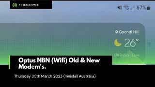 Optus NBN Wi-Fi Speed Tests (Old & New Modem's) - March 2023 - (Australia).