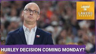 Report: Dan Hurley to Make His Decision Monday Between the Lakers and UConn.