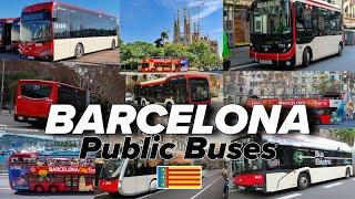  BARCELONA BUSES #travel #barcelona #transportation #bus #spain #automobile #viralvideo #trending