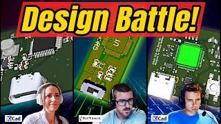 3 engineers race to design a PCB in 2 hours | Design Battle