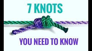 7 Knots You Need To Know - How To Tie 7 Basic Knots