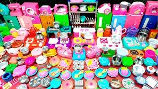 7 Minutes Satisfying with Unboxing Hello Kitty Sanrio Kitchen Set |Barbie Doll ASMR Cooking Set Game