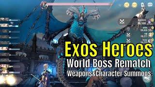 Exos Heroes: Dragon World Boss Rematch/Weapons and Character Summons