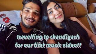 delhi + chandigarh vlog | Halki Si Barsaat BTS part 1 | Nazila Sitaishi