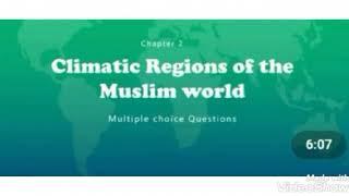 Climatic region of muslim region