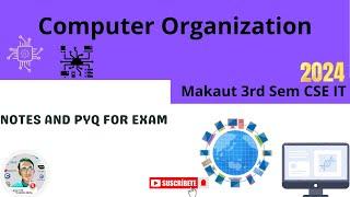 Computer Organization Exam Notes and PYQ▶️Makaut #makaut #computer #coa #gate #exam #cse #india