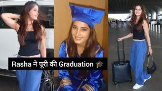 Raveena Tandon की बेटी Rashaa Thadani को दी Graduation होने पर दी बधाई Airport पर किया स्पॉट ️