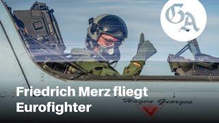 Friedrich Merz fliegt Eurofighter