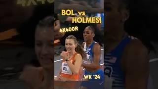 WK24 4x400R for Gold: Bol vs. Holmes ️ #shorts