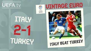 ITALY 2-1 TURKEY, EURO 2000 | VINTAGE EURO