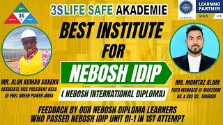 NEBOSH IDIp Unit DI-1 Success Stories: Testimonials from Industry Professionals