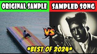 ORIGINAL SAMPLE vs SAMPLED RAP SONG! (BEST OF 2024)