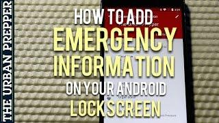 How to Add Emergency Info on Android Nougat Lock Screen