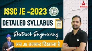 JSSC JE SYLLABUS 2023 | JSSC JE Syllabus 2023 For Electrical Engineering