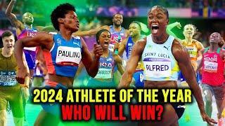 WHO Will Win The 2024 World Athlete of the Year? Julien Alfred & Marileidy Paulino Nominated!