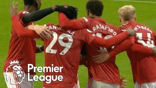 Aaron Wan-Bissaka thunders home Manchester United's third goal | Premier League | NBC Sports