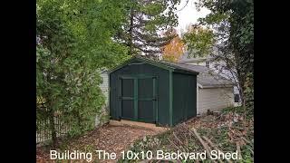 10x10 Backyard Shed Build by iCreatables