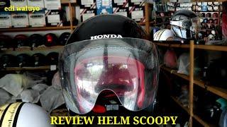 REVIEW HELM SCOOPY 150 an || helm second rasa baru