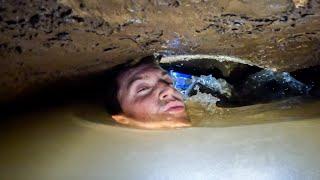 Caver Panics And Almost Drowns