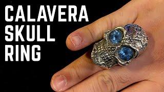 Calavera Skull Ring | Sterling Silver.925 | AJT Jewellery