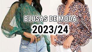 NUEVAS BLUSAS DE MODA 2024/ BLUSAS ELEGANTES Y BONITAS EN TENDENCIA MODA 2024