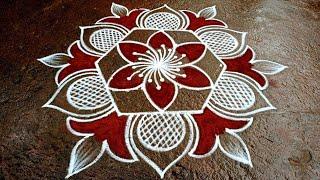 Newyear 2025 big rangoli designs/5*3Beautiful rangoli sankranti chukala muggulu/Pongal special kolam