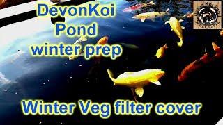 Diy Koi pond winter cover