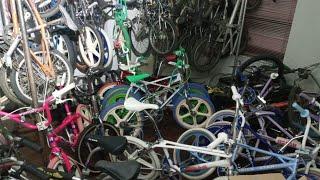 Found the motherlode of old school BMX and other bikes in foreclosed house