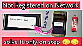 not registered on network solve samsung in hindi