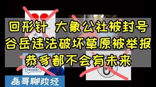 回形针大象公社被封号 假科普被团灭、袁腾飞美国老板谷岳违法破坏草原被举报 假环保真破坏、公知都不配拥有未来