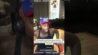 Funnymike couldn’t take his eyes off Jaliyah… said he ending the stream just for her 