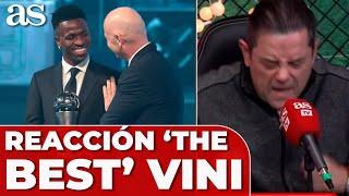 La LOCA REACCIÓN de RONCERO tras el THE BEST de VINICIUS