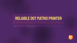 Panasonic KX-P1150 9-Pin Dot Matrix Printer - Reliable & Efficient Printing Solution!