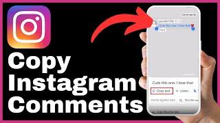 How To Copy Instagram Comments Through Instagram App