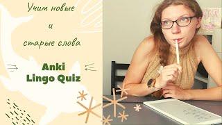 Учим слова в Anki и Lingo Quiz