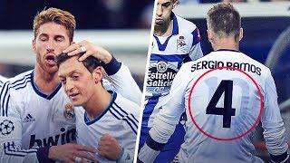 The reason why Sergio Ramos wore Mesut Ozil's jersey under his own | Oh My Goal