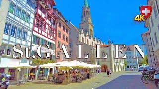 SCHWEIZ ST. GALLEN  Charmante Stadt Rundgang durch die malerischen Strassen / UNESCO Welt