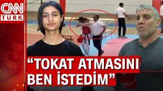 Antrenörünün tokat attığı tekvandocu İrem Pala konuştu