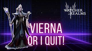 Going all out for Vierna for this shard summon - 15x Vierna Banner | Watcher of Realms