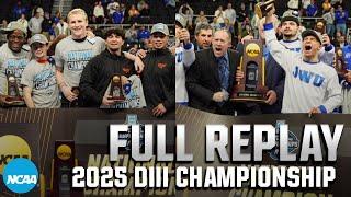 2025 NCAA DIII wrestling championship | FULL REPLAY