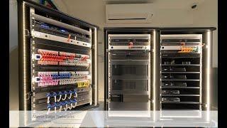 Camps Bay home server room installation. Overview of this professional server room installation