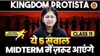 Kingdom Protista Biology Class 11 Sure Shot Question | Biological Classification chapter 2 | CBSE