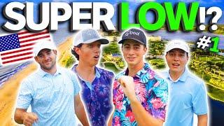 #1 Par 3 Course In THE USA | 4 Man Scramble | How Low Can We Score?!