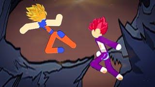 Goku vs Vegeta God | Stickman Warriors - Super Dragon Shadow Fight | D - YAN