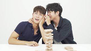 Korean Guys Play Couple Jenga for the First Time!