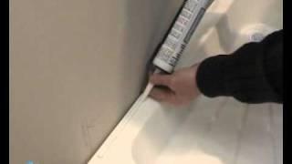 How To Fit Sealux REG 25 or Pro 25 Strips to Shower Tray or Bath Tub, Installation Video