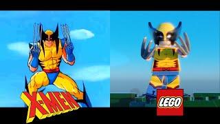 X Men TAS Intro  - Original vs In LEGO | Blender 3D Animation| 4K